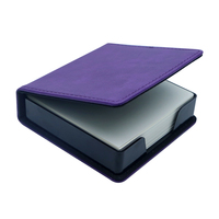 Nouveaux produits, ébauches en similicuir lasérisable, porte-bloc-notes, notes autocollantes carrées, porte-bloc-notes en cuir personnalisé
