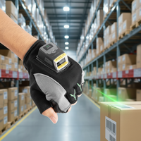 Pemindai Sarung Tangan EFFON MS02 Zebra SE4107 Inside 52g HID SPP BT 2D QR yang Dapat Dipakai untuk Logistik Gudang, Penyortiran E-commerce, OEM, ODM