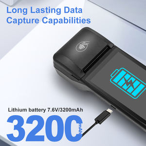 Terminal de point de vente mobile pour fabricants, système POS 6 pouces avec imprimante 58 mm, machine POS portable Android 14 pour <span class=keywords><strong>restaurant</strong></span> - Product Image 2