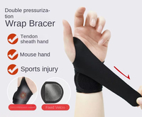 Sangle de soutien du poignet réglable personnalisée avec manchon de compression respirant en nylon pour la musculation et la course à pied, protection sportive