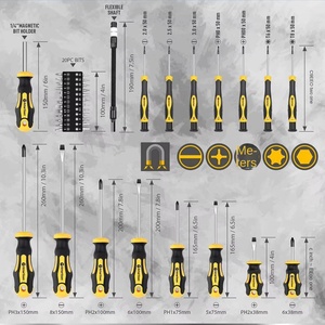 42-teiliges industrielles Multifunktions-Magnetschraubendreher-Set Grenz überschreiten des, heiß verkauftes, verchromtes manuelles Hardware-Reparatur werkzeug - Product Image 2