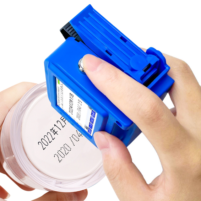 Quick-Drying Ink Cartridge Portable Pocket Mini Handheld Inkjet Printer for Label/Date/Barcode/Logo/Qrcode/Batch Number