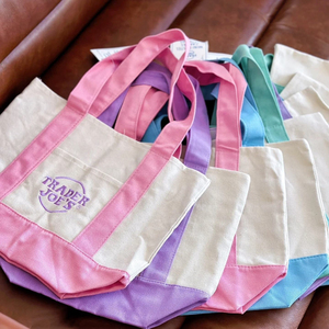 Wholesale Fashion Colorful Trader Joe's <b>Tote</b> <b>Bags</b> <b>Canvas</b> Grocery Lifestyle <b>Tote</b> with Custom Design Shopping <b>Bag</b> - Product Image 1