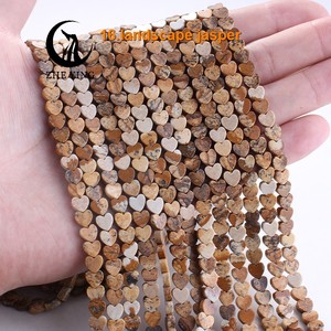 Zhe Ying 6m perles de <span class=keywords><strong>pierre</strong></span> en forme de coeur en gros <span class=keywords><strong>pierre</strong></span> gemme naturelle coeur plat perle <span class=keywords><strong>pierre</strong></span> pour la fabrication de bijoux à bricoler soi-même - Product Image 6