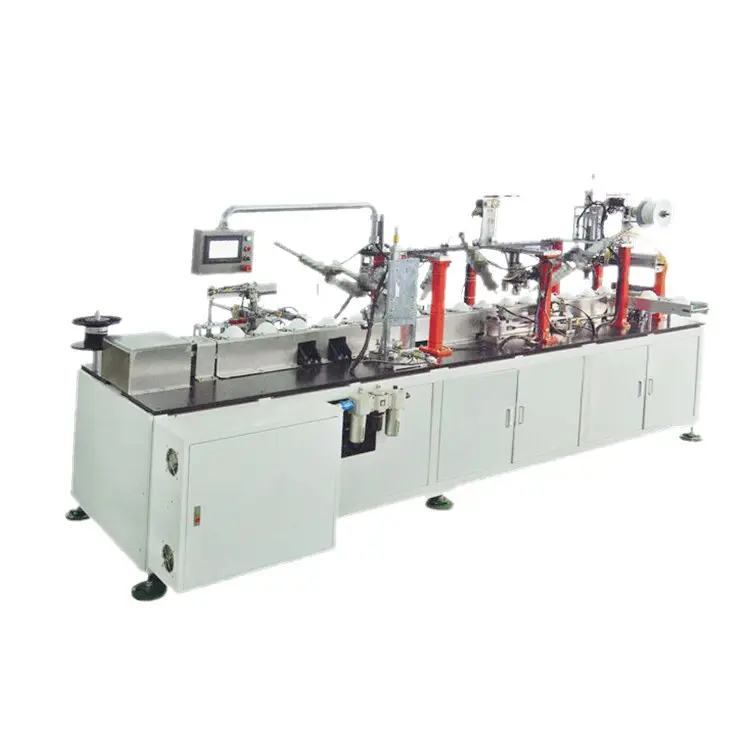 High quality best price High Production Efficiency 220V CE Disposable Non Woven Fabric Line type welding cup mask making machine