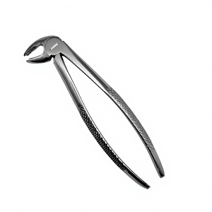 Juego de 10 Pinzas de Extracción Dental de Acero Inoxidable Profesional Centramed Instruments con Empuñadura Moleteada, Certificación CE, Manual - Product Image 3