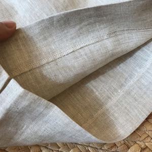 Pantalones Casuales de Lino para Mujer, Holgados, de Pierna Ancha, Cintura Alta Ajustable con Lazo, para Trabajo y Uso Diario - Product Image 4