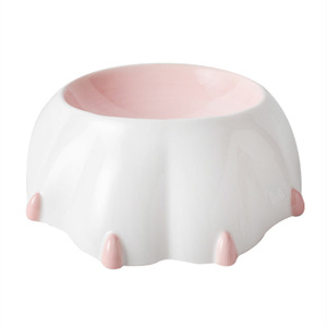 Ceramic <b>Cat</b> Bowl Rounded Non-Slip Pet <b>Feeder</b> For <b>Cat</b> Food And Water Feeding Dish - Product Image 5