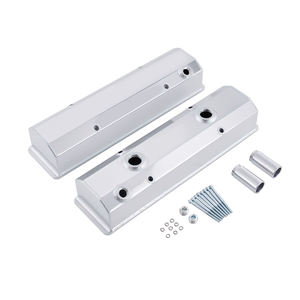 브리더 튜브와 SBC 제작 밸브 커버 작은 블록 Chevy 91017190 - Product Image 1