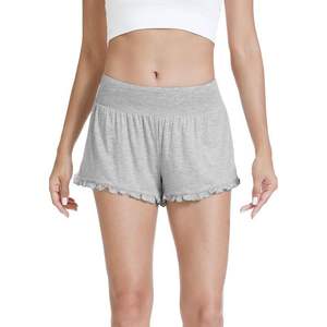Pantalones Cortos de Dormir Personalizados para Mujer, Pantalones de Pierna Ancha de Viscosa de Bambú Suave, Tallas S a XXL, Ropa de Dormir, Pijamas - Product Image 3