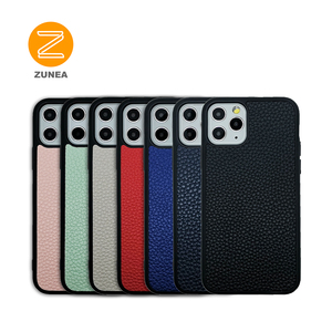 PU Lichee Hobo vegano de cuero del teléfono móvil caso de la contraportada para tde iPhone 12 11 Pro Max - Product Image 1
