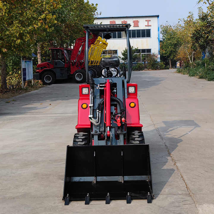 Chinese Articulated Mini Wheel Loader Landscaping Small Front End ...