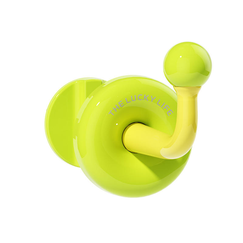 ตะขอหม้อน้ำทรงกลม [สีเหลือง-เขียว]