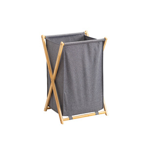 Cesta de almacenamiento de tela rectangular plegable personalizada al por mayor para el comercio exterior de <span class=keywords><strong>Amazon</strong></span> para <span class=keywords><strong>ropa</strong></span> <span class=keywords><strong>sucia</strong></span> en el baño o la lavandería - Product Image 5