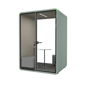 Cabine de réunion insonorisée moderne de luxe pour 2 personnes, pour bureaux commerciaux haut de gamme - Product Image 2