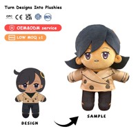 Produsen Boneka Plushie Kustom, Boneka Buatan Khusus dengan Gantungan Kunci Lembut, Figur Plushie Kustom