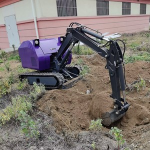 New Mini Máy xúc đào Máy 1ton ME10 <span class=keywords><strong>RC</strong></span> điện thủy lực không người lái máy xúc bánh xích - Product Image 2