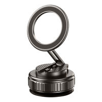 Support de téléphone portable multifonctionnel à 360 °, stable, sous vide, adsorption magnétique, flexible, pliable, pour voiture et bureau.