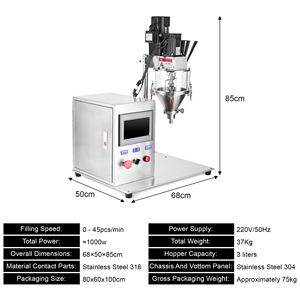 Máquina de Llenado de Polvo Semiautomática de Sobremesa, Alta Precisión de 0.01g-0.5g con Dosificador de Tornillo sin Fin para Laboratorios, I+D y Pequeñas Empresas - Product Image 4