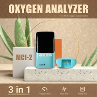 Dispositif de mesure de pureté O2 concentrateur analyseur de Service compteur d'oxygène 3-en-1 batterie portable 9V