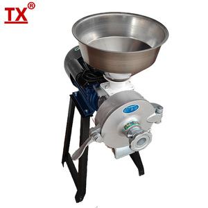 Aluminum Head Maize Flour Milling Machines Steel &amp; <strong>Sand</strong> Disc Dual Purpose <strong>Grinder</strong> Electric Flour Mill - Product Image 1