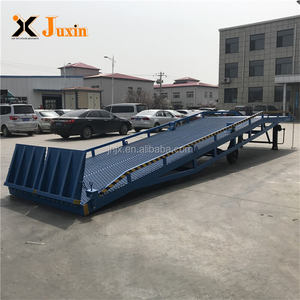 Rampa Móvil para Patio con Neumáticos de Goma Sólida, Puente Móvil Remolcable para Montacargas, para Carga de Contenedores de Camiones en Sitio - Product Image 5