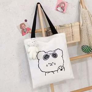 Best-Selling Reusable Embroidered Women's <b>Canvas</b> <b>Tote</b> <b>Bags</b> Customizable Wholesale Shopping <b>Bags</b> - Product Image 4