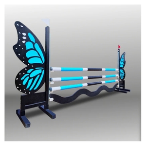 Tianyun Chất Lượng Cao 1.7M PVC Và Nhôm Cưỡi Ngựa Đào Tạo Nhảy Khối Phương Tây Nhảy Đứng Hot Bán Ngựa Nhảy Đứng - Product Image 1