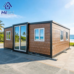 Nuevo Diseño de Casa Contenedor Prefabricada Expandible de 40 y 20 Pies, con 1, 2, 3, 4 o 5 Dormitorios, Baño y Jardín, Casa Modular tipo Cabaña - Product Image 3
