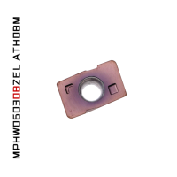 Moldino MPHW060308ZEL ATH08M Plaquette de fraisage en carbure revêtue PVD polie de type V ASPV pour fraise
