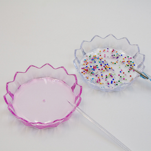 Soporte Transparente Rosa para Pinceles de Uñas de Acrílico, Organizador Multifuncional para Herramientas de Manicura - Product Image 1