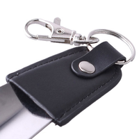 Porte-clés à double usage en cuir, métal, acier inoxydable, corne de chaussure, nouveau design