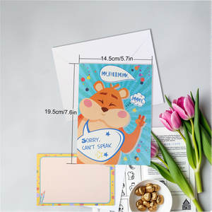 Stock local de EE. UU., tarjeta de <span class=keywords><strong>cumpleaños</strong></span> emergente hilarante, hámster 3D cantando temblando, divertida TARJETA DE <span class=keywords><strong>Feliz</strong></span> <span class=keywords><strong>cumpleaños</strong></span> para marido, amigo, novio - Product Image 4