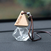 Diffuseur d'arômes en verre transparent carré de luxe 8 ml, flacon de parfum pour aromathérapie, rafraîchisseur d'air