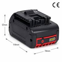 Baterai Lithium Ion 18V Isi Ulang Kompatibel dengan BAT618 BAT619 BAT620 BAT621 untuk Perkakas Bor Tanpa Kabel