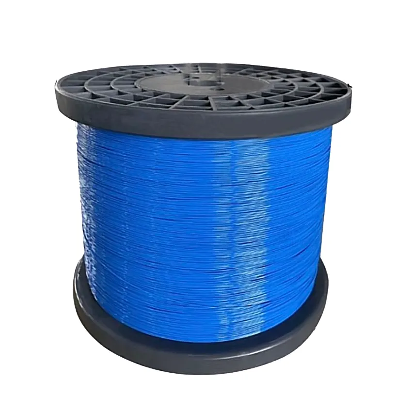 Polyester Monofilament Garen Voor Papier Maken Industrie 0.70Mm Hydrolyse Bestendig Blauwe Kleur
