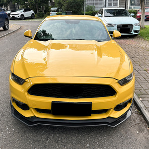 Amp-Z Ford Mustang Mk6 2015-2017 Front <b>Lip</b> <b>Splitter</b> Carbon Fiber Texture Matte Finish Exterior Modification - Product Image 1