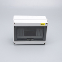 Armoire électrique extérieure FALIANG, étanche IP65, 8 voies, barre omnibus ABS, boîte de distribution d'alimentation, boîtier MCB, matériau PC, gris