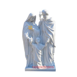 Cristo Iglesia Catedral piedra arte escultura calle paisaje decoración estatua religiosa de San José niño Jesús mármol Material - Product Image 5