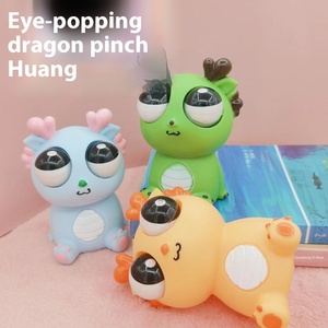 Juguetes de silicona de Año Nuevo Chino del Dragón, de gran venta, con ojos saltarines, explosiones de dos cuchillos, juguetes de descompresión con sonido, juguetes antiestrés divertidos - Product Image 4