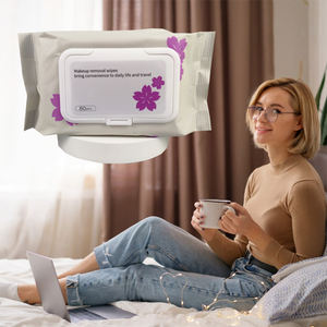 Lingettes humides pour le nettoyage des vitres, lingettes pour voiture, lingettes nettoyantes parfumées à l'eau, lingettes douces de luxe <span class=keywords><strong>sans</strong></span> plastique, naturelles - Product Image 2