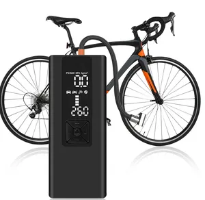 Mini pompe à air sans fil rechargeable pour pneus de vélo et de voiture Gonfleur de pneus numérique avec pression Gau 12V Volta