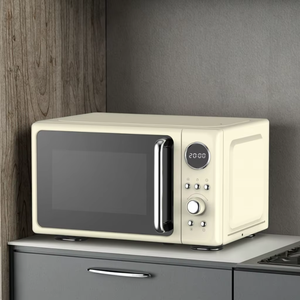 <span class=keywords><strong>Horno</strong></span> <span class=keywords><strong>microondas</strong></span> de encimera de acero inoxidable con Control Mecánico Eléctrico Retro de 20L de alta calidad para uso doméstico - Product Image 5