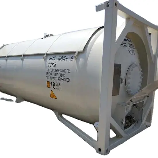 ASME, IMDG, ADR, CSC, ISO 20 feet LPG butane tank container