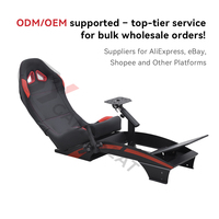 GY046-3 Simulateur de jeu Playseat personnalisé diversifié, simulateur de conduite, cockpit de course pour PC, logitech G25, G27, G29, G920, Wii, Xbox 360