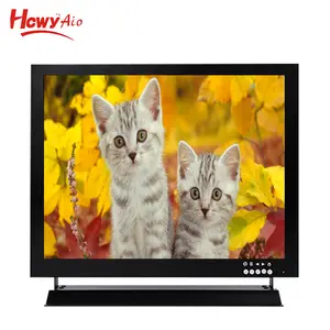 Son moda tıbbi sınıf kamera 17 "1280*1024 LCD CCTV monitör 2AV ekran