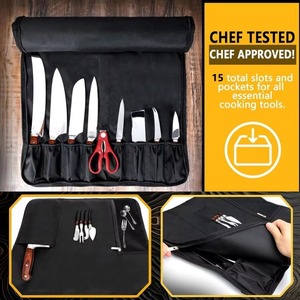 Échantillon gratuit : Étui à couteaux de chef pliable, imperméable et professionnel, étui portable pour couteaux de chef, pochettes pour couteaux - Product Image 6