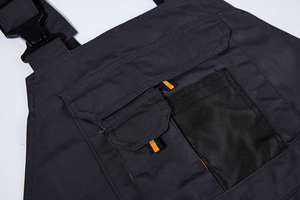 Herren-Latzhose mit mehreren Taschen, knieverstärkte, strapazierfähige Arbeitskleidung, Arbeitshose für Autoreparatur und Bauarbeiten - Product Image 4