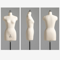 Mannequin femme demi-corps réglable de Guangzhou mannequin souple modèle de couture pour tailleurs et couturières matériau en mousse