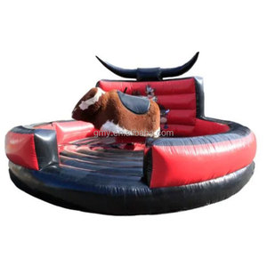 GMY Inflatables Rouge Noir Jeux gonflables de carnaval Jeux gonflables d'extérieur <span class=keywords><strong>Bull</strong></span> Ride Mechanical Rodeo - Product Image 3